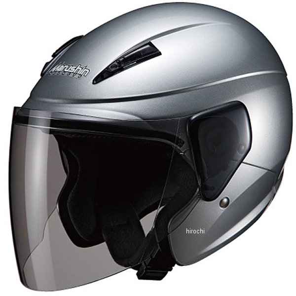 【メーカー在庫あり】 マルシン工業 Marushin セミジェットヘルメット M-520 シルバー フリーサイズ(57-60cm未満) 00005204 JP店
