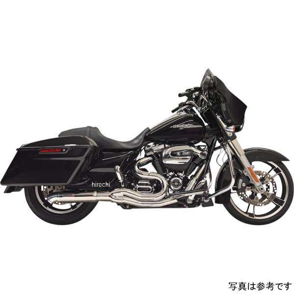 【USA在庫あり】 バッサニ Bassani フルエキゾースト ロードレイジ2 2in1 ホットロッドターンアウト 17年-21年 ツーリング クローム 1800-2510 JP店