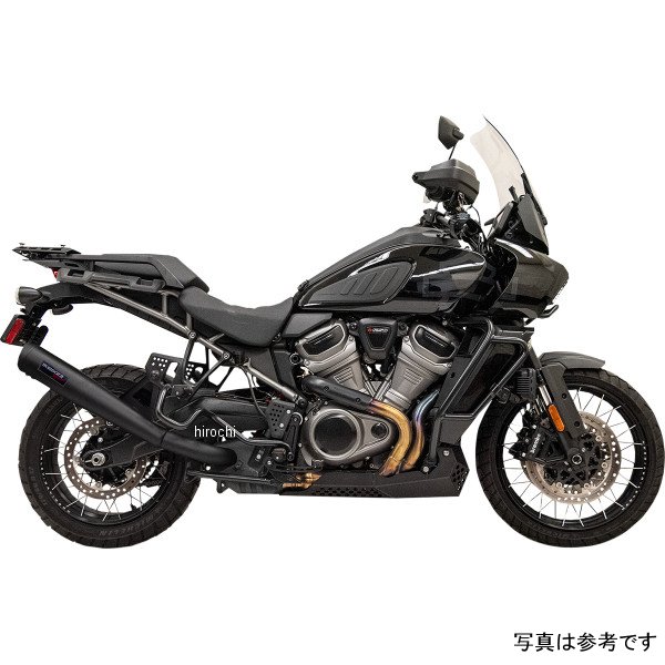 【USA在庫あり】 バッサニ Bassani スリップオンマフラー 4インチ 21年-22年 パンアメリカ 黒 1800-2550 JP店