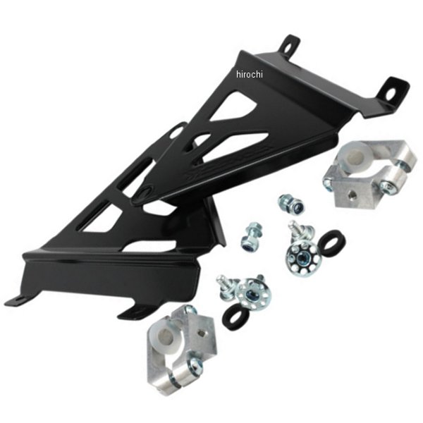 【USA在庫あり】 ワークスコネクション Works Connection ラジエター ブレース 18年-21年 CRF250R 黒 1901-0703 JP店