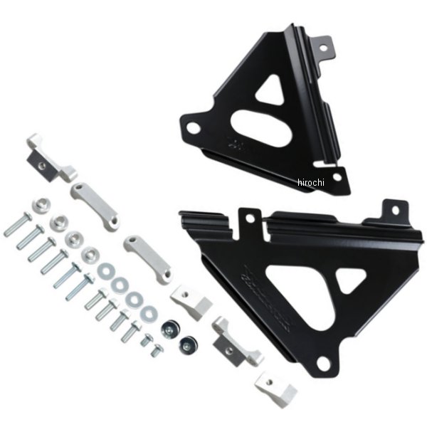 【USA在庫あり】 ワークスコネクション Works Connection ラジエター ブレース 19年-21年 KX450 黒 1901-0762 JP店