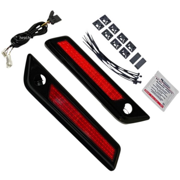 【USA在庫あり】 カスタム ダイナミクス LIGHT サドルバッグ HNGE RED/黒 2040-2863 JP店