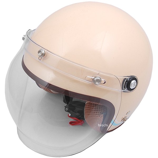 【メーカー在庫あり】 NOVIA　リード工業 ジェットヘルメット レディース ラインアイボリー フリーサイズ(55cm-57cm) NOVIA-LINE-IV JP店