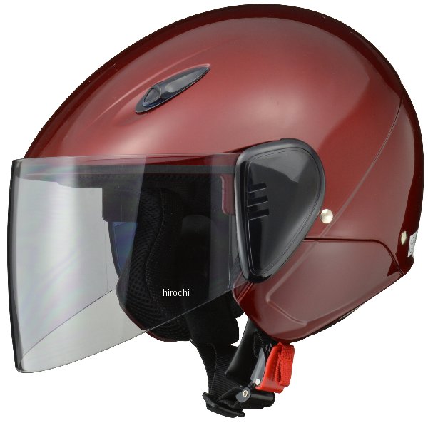 【メーカー在庫あり】 RE-35 リード工業 セミジェットヘルメットセリオ キャンディレッド フリーサイズ (57cm-60cm) RE-35-CYRD JP店