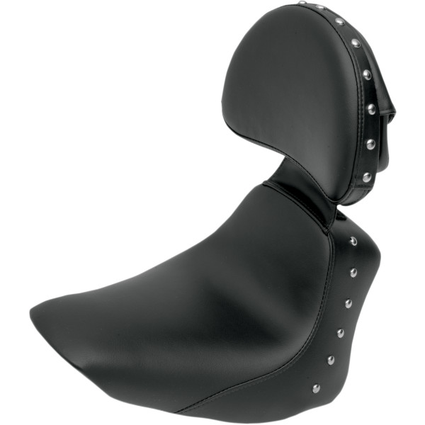 【USA在庫あり】 サドルメン Saddlemen ソロシートヒールダウン 06年-17年 FLSTC、FLSTN スタッド/バックレスト付き 0802-0597 JP店