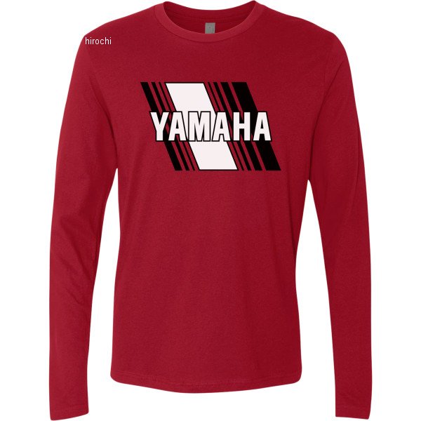 【USA在庫あり】 USヤマハ アパレル Tシャツ ロングスリーブ YAMAHA HERITAGE 赤 XLサイズ 3030-22368 JP店