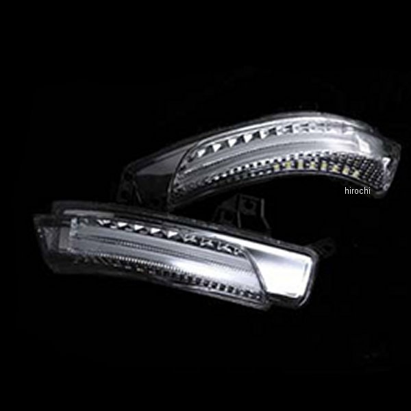 ヴァレンティ VALENTI LEDドアミラーウィンカー タイプ2 トヨタ クリア/クローム/ホワイト DMW-T2CW JP店
