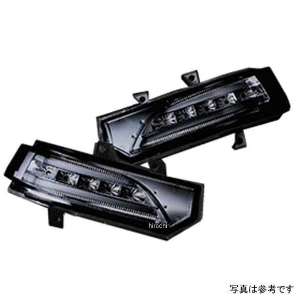 【メーカー在庫あり】 ヴァレンティ VALENTI LEDドアミラーウィンカー タイプ1 ホンダ ライトスモーク/ブラッククローム/ブルー DMW-H1SB JP店