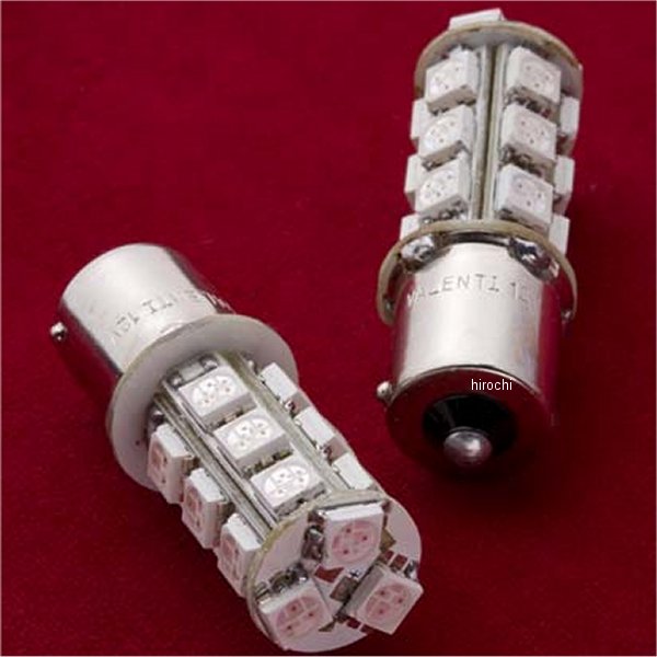 ヴァレンティ VALENTI LEDバルブ S25 シングル 18SMD ピン角150 NO.13 オレンジ S25S-A1854-1 JP店
