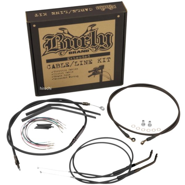 【USA在庫あり】 バーリーブランド BURLY BRAND コントロールキット 10インチ Tバー 黒 burB30-1146 JP店