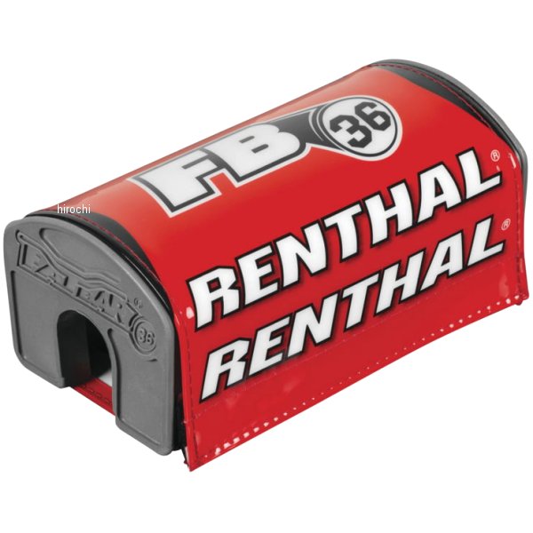 【USA在庫あり】 レンサル RENTHAL ファットバー36 ハンドルバーパッド 赤/黒/白 renP339 JP店