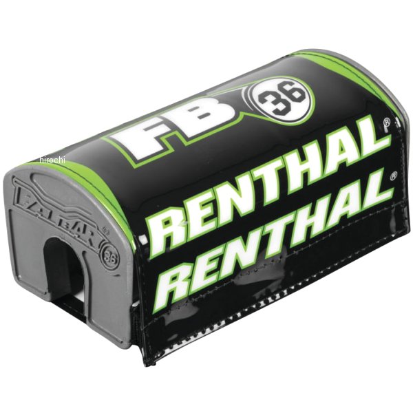 【USA在庫あり】 レンサル RENTHAL ファットバー36 ハンドルバー 黒/緑/白 renP345 JP店 9,048円