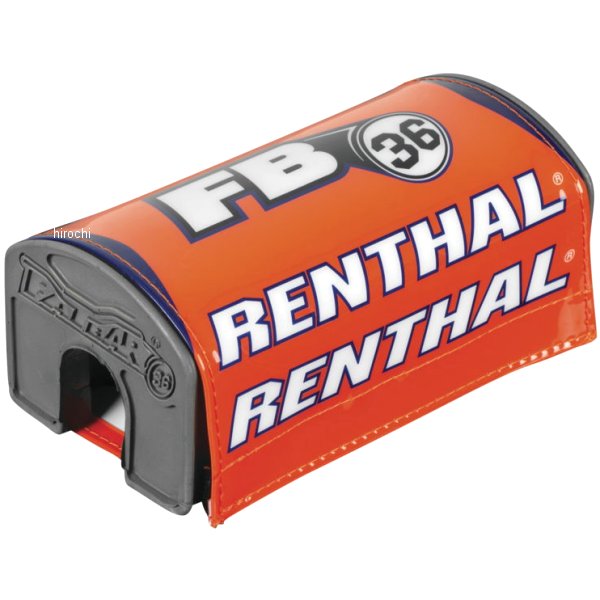 【USA在庫あり】 レンサル RENTHAL ファットバー36 ハンドルバー オレンジ/青/白 renP346 JP店