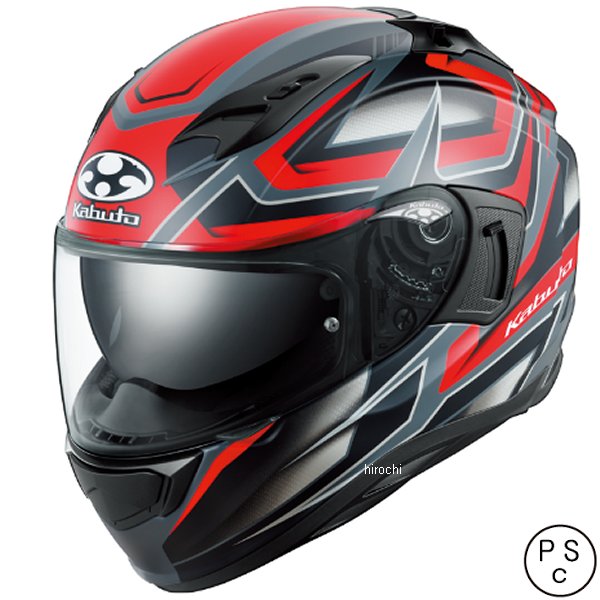 【メーカー在庫あり】 オージーケーカブト OGK KABUTO フルフェイスヘルメット KAMUI 3 アクロバッド フラットブラックレッド L サイズ 4966094618018 JP店
