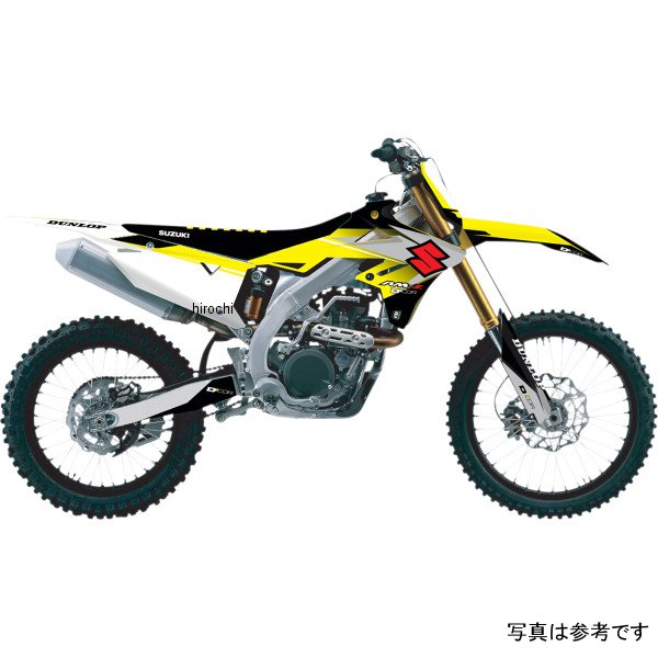 【USA在庫あり】 D'cor Visuals グラフィックキット 08年-17年 RM-Z 450 イエロー/黒/白 4302-6124 JP店