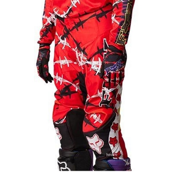 【メーカー在庫あり】 フォックス FOX パンツ 180 バーブワイヤーSE フローレッド 30インチ 30457-110-30 JP店