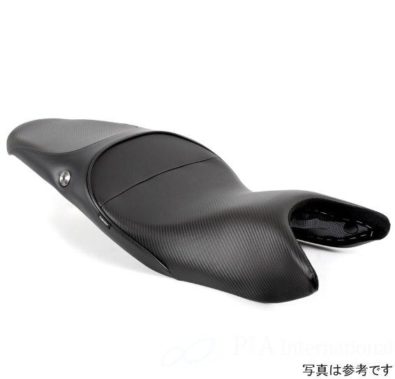サージェント Sargent シート CarbonFX 07年-12年 トライアンフ ストリートトリプル パイピング:黒 WS-603-19 JP店