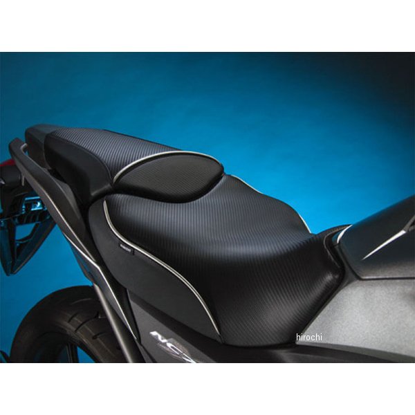 サージェント Sargent シート CarbonFX NC750X、NC700X パイピング:黒 WSP-632-19 JP店|株式会社ヒロチー商事 店