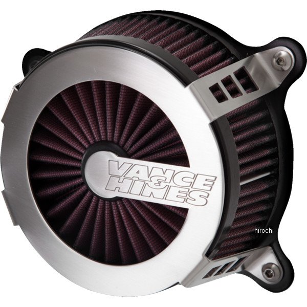【USA在庫あり】 バンス&ハインズ VANCE & HINES VO2ケージファイターエアクリーナー 14年-15年 ハーレー FLSTNSE シルバー 1010-2906 JP店