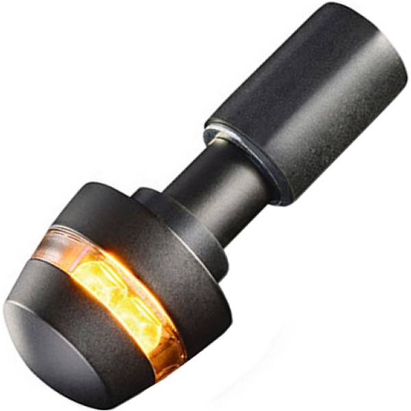 ケラーマン Kellermann ハンドルバーエンド ウインカー BL2000 マットブラック/クリアー アンバー KM110-200 JP店