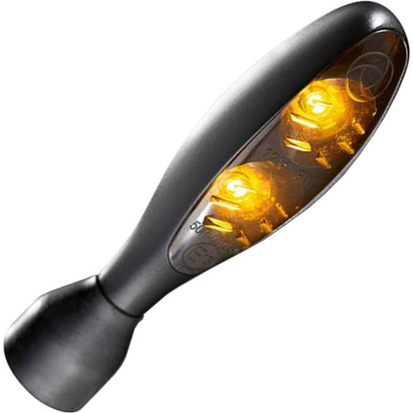 ケラーマン Kellermann micro 1000 Dark/マイクロ 1000 ダーク マットブラック/スモーク アンバー 1個売り KM142-100 JP店