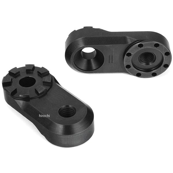 ワンダーリッヒ Wunderlich プレートアダプター 30mm アジャスタブルフットレストシステム用 黒 W25912-032 JP店