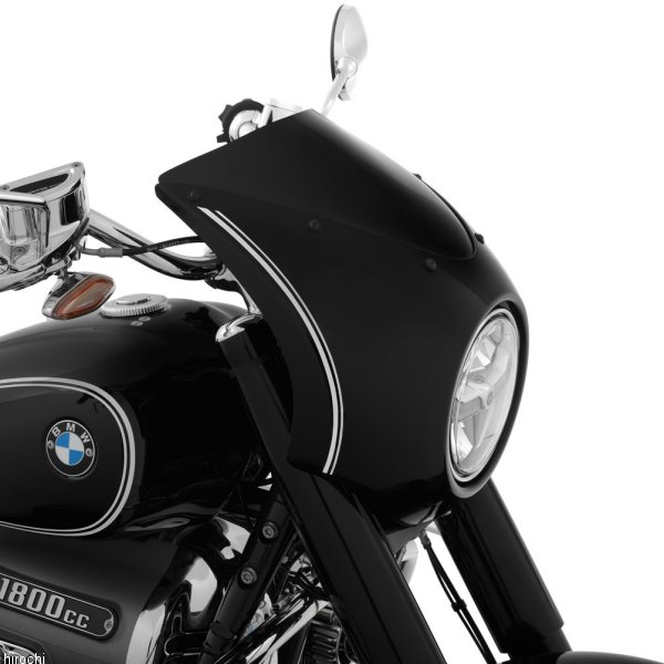 ワンダーリッヒ Wunderlich ウインドロースクリーン Sport 20年以降 BMW R18 黒 W18000-023 JP店