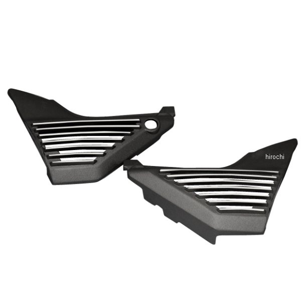 【メーカー在庫あり】 マッドマックス MAD MAX サイドカバー(アルフィンカバー) フイン削出し ZRX400 黒 MM19-0418-03 JP店