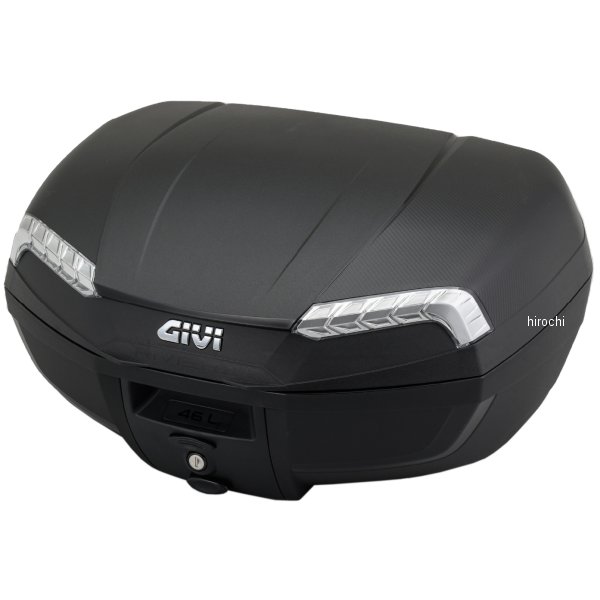 送料無料】ジビ GIVI E46NTD TECH モノロックケース 未塗装黒 46L