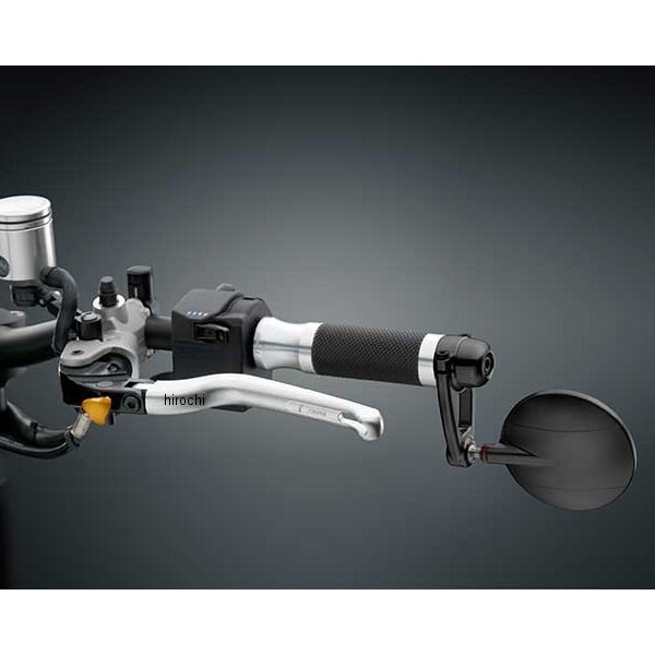 リゾマ rizoma バーエンドミラー Spy-ARM 直径80mm ブラック 左右共通 1個売り BS303B JP店｜株式会社ヒロチー商事 店