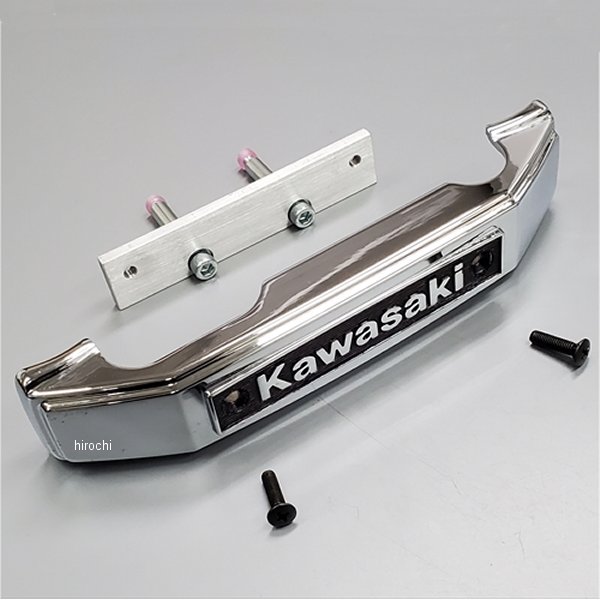 【メーカー在庫あり】 ビーアールシー BRC メッキフロントエンブレム(取付ステー付き) 79年-82年 Z400FX 9321 JP店