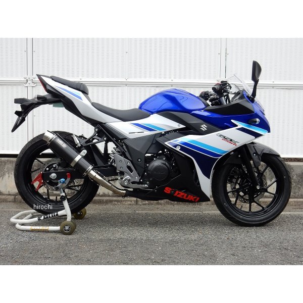 ダブルアールズ WR'S スリップオンマフラー ラウンド JMCA認証 17年-22年 GSX250R カーボン BC3220JM JP店
