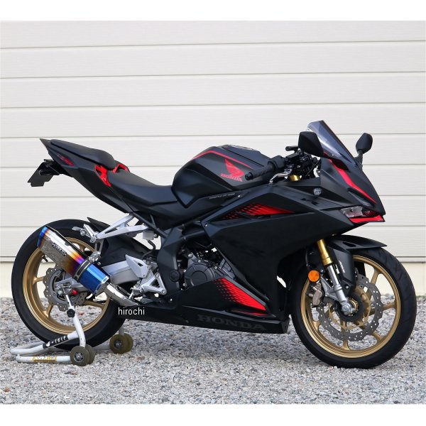 ダブルアールズ WR'S フルエキゾースト SS-OVAL ショートライン JMCA認証 20年-22年 CBR250RR 焼き色チタン FB1240JM JP店|株式会社ヒロチー商事 店