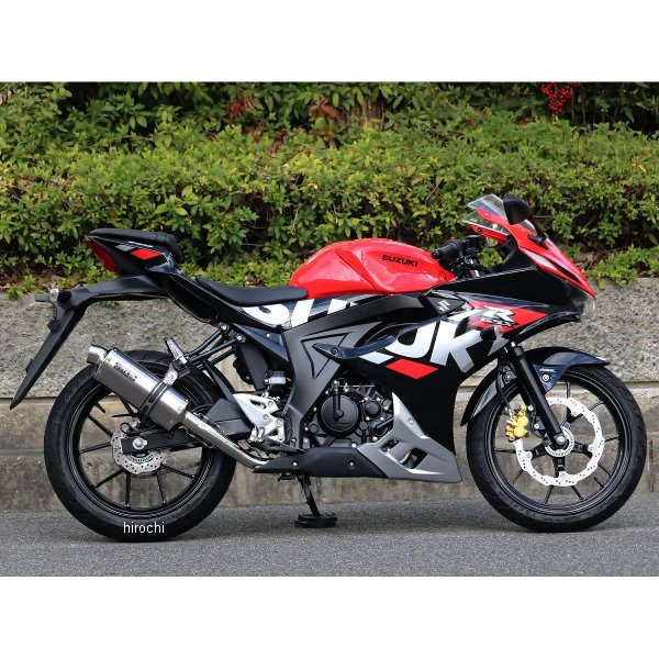 ダブルアールズ WR'S フルエキゾースト ST-OVAL JMCA認証 22年以降 GSX-R125、GSX-S125 ソリッド LV3140JM JP店