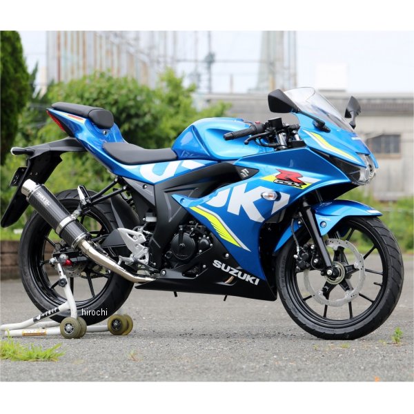 ダブルアールズ WR'S フルエキゾースト ラウンド JMCA認証 18年-21年 GSX-R125、GSX-R150(逆輸入車) カーボン SC3125JM JP店