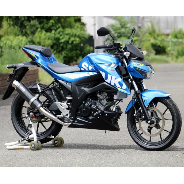 ダブルアールズ WR'S フルエキゾースト ラウンド JMCA認証 18年-21年 GSX-S125、GSX-S150(逆輸入車) カーボン SC3130JM JP店