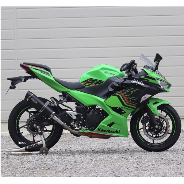 ダブルアールズ WR'S スリップオンマフラー SS-OVAL JMCA認証 18年以降 Ninja250 F-BLACK SF4270JM JP店