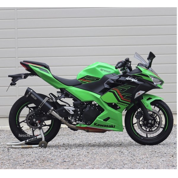 ダブルアールズ WR'S スリップオンマフラー SS-OVAL JMCA認証 18年以降 Ninja400 F-BLACK SF4430JM JP店