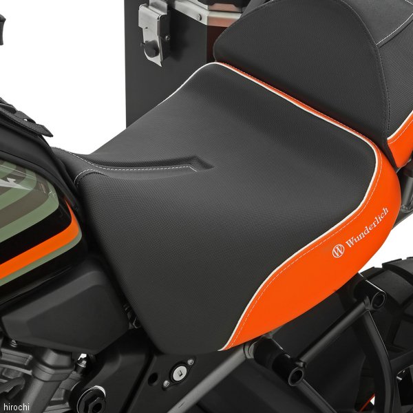 ワンダーリッヒ Wunderlich フロントシート ACTIVE COMFORT EUレギュラー パンアメリカ1250 黒/オレンジ W90100-003 JP店｜株式会社ヒロチー商事 店