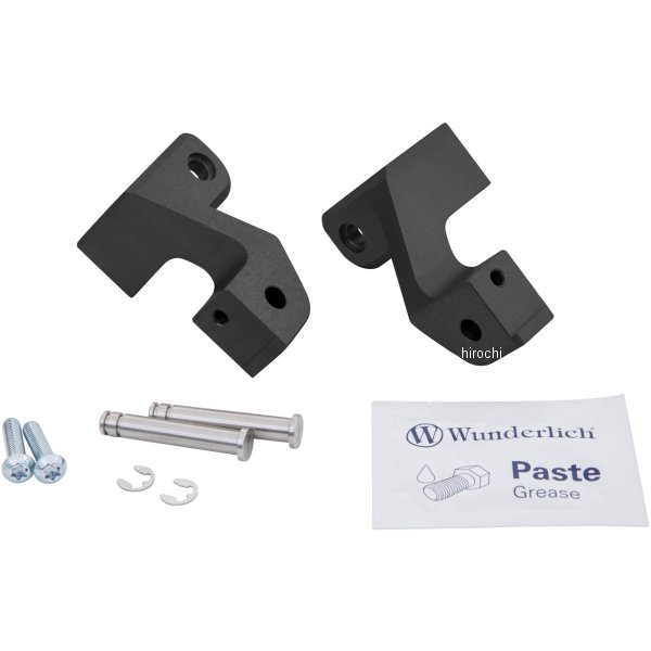ワンダーリッヒ Wunderlich フットレストロワーニング パッセンジャー側 黒 W90321-002 JP店|株式会社ヒロチー商事 店