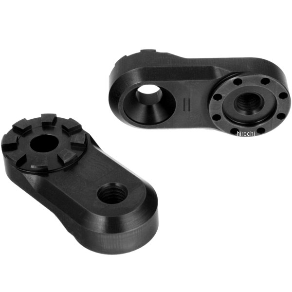 ワンダーリッヒ Wunderlich プレートアダプター フットレストシステム EVO1用 パンアメリカ 30mm 黒 W90330-032 JP店