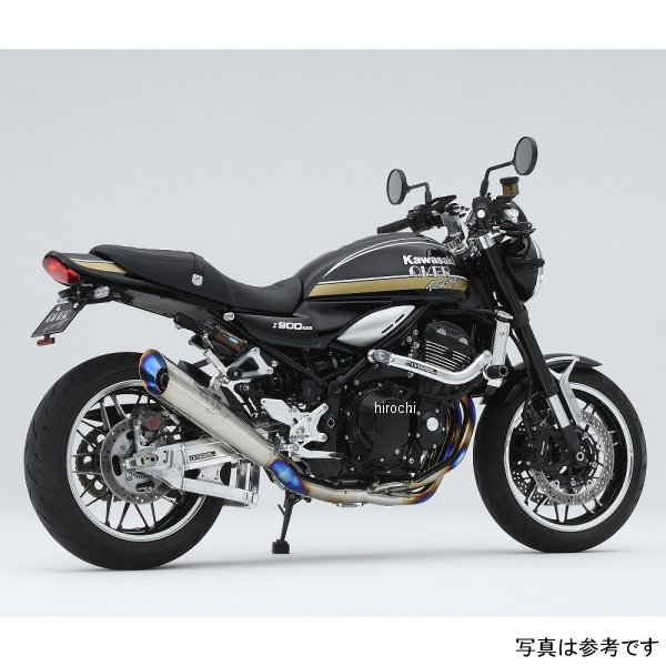オーヴァー OVER フルチタンメガホンマフラー 23年- Z900RS 焼色あり 25-712-03 JP店