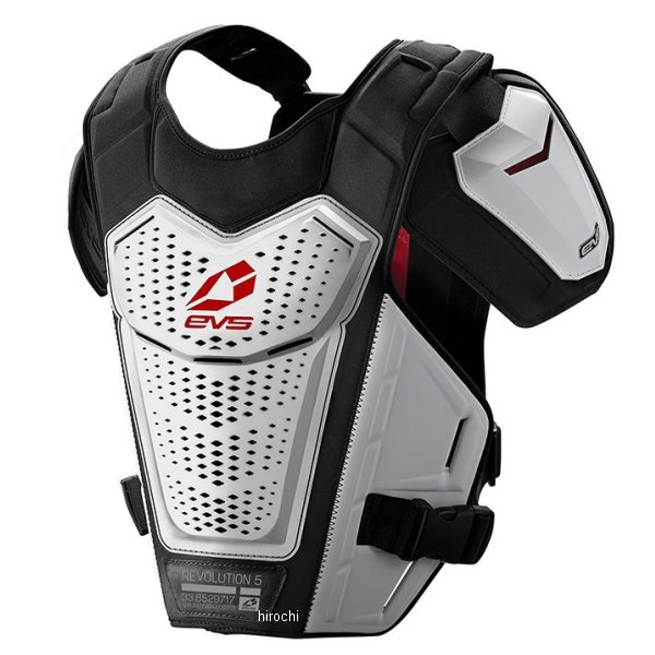 EVV038 RSタイチ REVO5 チェストプロテクター 白 S-Mサイズ EVV038WH01S/M JP店