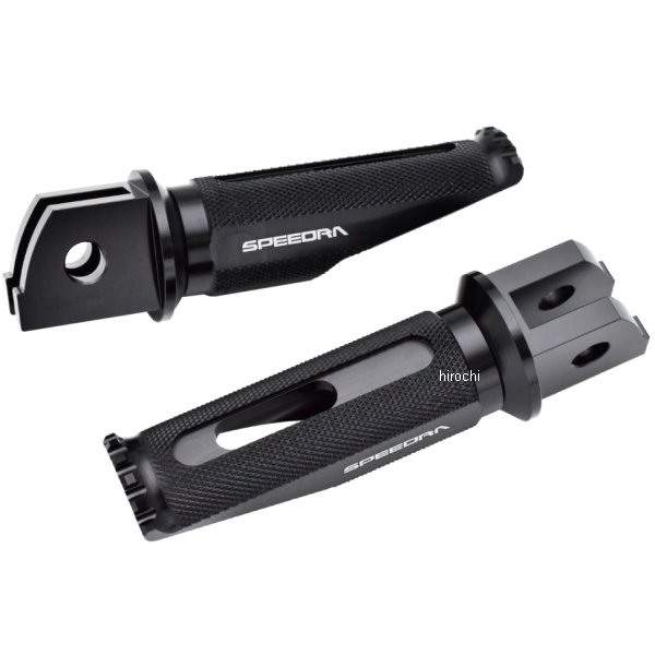 【メーカー在庫あり】 スピードラ SPEEDRA アルミ削り出しタンデムステップ レーシングタイプ GSX1300Rハヤブサ 黒/黒 AFPR220BK JP店｜株式会社ヒロチー商事 店