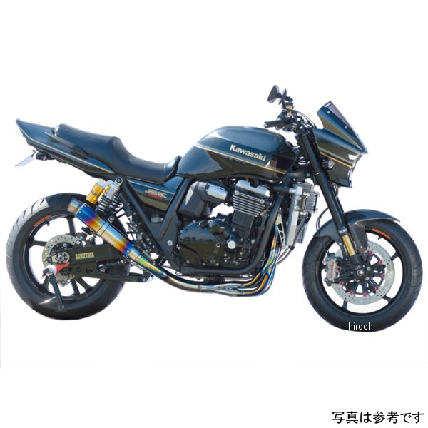 ナイトロレーシング 4in1機械曲げチタンEXマフラー UPタイプ HP コニカルチタン 300mm V2 ZRX1200ダエグ EX-14TUKT3H-V2 JP店