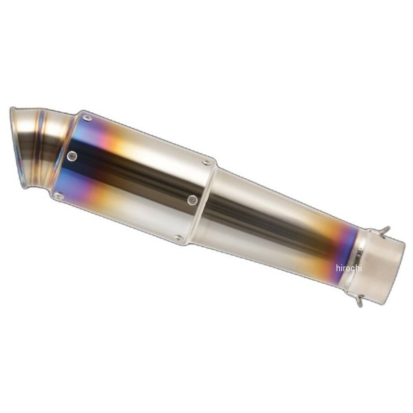 ナイトロレーシング HP グレネードチタンサイレンサー V-II 300mm 差込口径φ60.5マフラー対応 汎用 EX-SLGT3H-V2 JP店