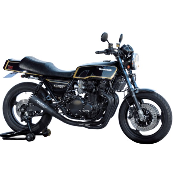 ナイトロレーシング 4in1機械曲げ スチール メガホンEXマフラー Z1、Z2、Z1-R EX-02SMBM JP店