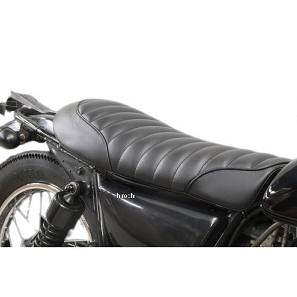 250TR HEAVENS　クラシックフラットシート ブラック/タックロール 250TR クラシックフラットシート HEAVEN'S バイク用シート