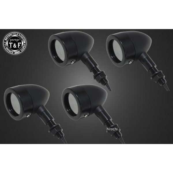 ガレージT＆F ミラーウィンカー 黒 ベゼル 黒 キット Fステー SL155F JP店