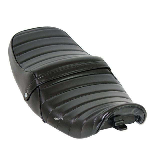 ゼファー４００　後期　黒　赤　エナメル　タックロール　シート ゼファー400 後期 黒 赤 エナメル タックロール シート